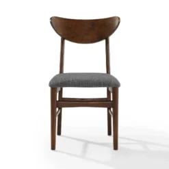 Set Of 2 Landon Wood Dining Chairs With Upholstered Seat - Crosley 13 Set Of 2 Landon Wood Dining Chairs With Upholstered Seat - Crosley -Baxton Studio Sale Shop GUEST a7775518 175f 4f1d 9621 f78b8bc2ce41