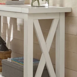 Seaside Lodge Console Table - Off White - Home Styles -Baxton Studio Sale Shop GUEST a79fe620 d6cb 4a54 a226 0c6126089519