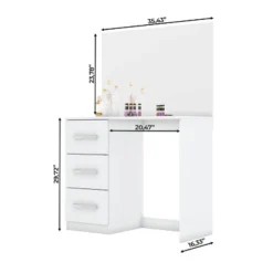 Elvira Lighted Makeup Vanity - Boahaus -Baxton Studio Sale Shop GUEST a7d05a72 33b0 49b5 b67c 037e1b97d9b0