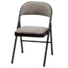 MECO 4-Pack Of Sudden Comfort Deluxe Fabric Padded Folding Dinning Chairs With 16 X 16 Inch Seat And Non Marring Leg Caps