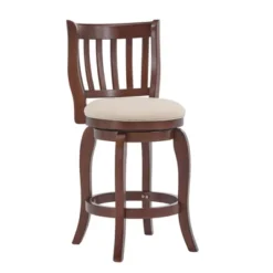 24" Tracee Swivel Counter Height Barstool - Inspire Q 12 24" Tracee Swivel Counter Height Barstool - Inspire Q -Baxton Studio Sale Shop GUEST a93103ee c289 447f a2fd f14f55411bd0