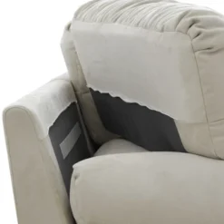 Cloud Modular Sectional Sofa,89inch Scrub Velvet Sofa Couch For Living Room,Curved Couch,Modern LoveSofa With 2 Pillows 3 Seater For Apartment -Baxton Studio Sale Shop GUEST a95fa378 3e05 4ca7 b801 f2e9864eaba7