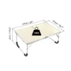 Unique Bargains For Bed Sofa Foldable Laptop Table Portable Picnic Bed Tray Tables Snacks Reading Working Desk 1 Pc