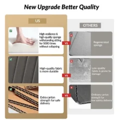 Nuria 50" Wide Modern Upholstered Flip Top Storage Bench With Golden Metal C-shaped Sled Legs For Living Room | ARTFUL LIVING DESIGN -Baxton Studio Sale Shop GUEST a9da6888 bf54 439e 8f02 5567886ba461