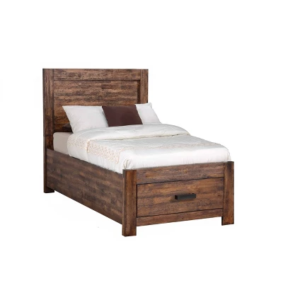 3pc Wren Platform Storage Bedroom Set Chestnut - Picket House Furnishings 1 3pc Wren Platform Storage Bedroom Set Chestnut - Picket House Furnishings