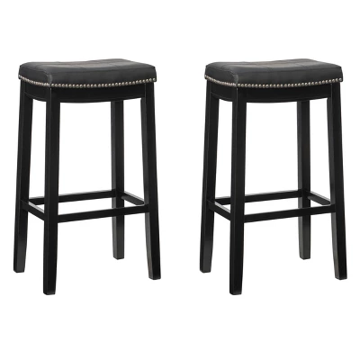 Set Of 2 Claridge Barstools - Linon 14 Set Of 2 Claridge Barstools - Linon - Image 14