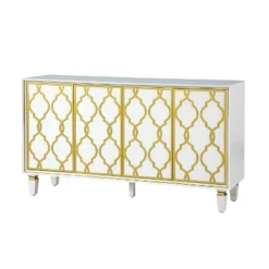 Beatrice 61'' Modern Storage Wide Sideboard With Solid Wood Legs | KARAT HOME -Baxton Studio Sale Shop GUEST aab6c59e 0408 4600 832c 625751540287