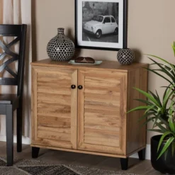 Coolidge Wood 2 Door Storage Cabinet Oak Brown - Baxton Studio -Baxton Studio Sale Shop GUEST aaf8d705 1757 4d71 b292 bba460787ec6