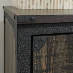 Steel River Library Storage Cabinet Base Carbon Oak - Sauder -Baxton Studio Sale Shop GUEST ab2d4ccc 4259 4ae5 9592 f418299a4ce8