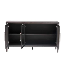 Modern Sideboard, Buffet Storage Cabinet With Tempered Glass Doors And Adjustable Shelves-ModernLuxe 17 Modern Sideboard, Buffet Storage Cabinet With Tempered Glass Doors And Adjustable Shelves-ModernLuxe -Baxton Studio Sale Shop GUEST ab389bb6 27b6 416c ae14 3a9ecfd1a9a4