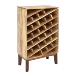 Modern Wood Wine Rack Brown - Olivia & May -Baxton Studio Sale Shop GUEST ab3cd36f 49c6 450a 832c 015ded0aac46