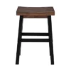 26" Pomona Reclaimed Wood Counter Height Barstool With Metal Legs Brown - Alaterre Furniture