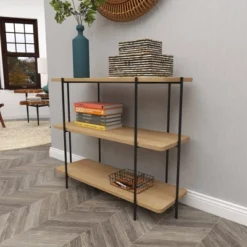 Contemporary Metal Console Table - Olivia & May -Baxton Studio Sale Shop GUEST ab5d7ee6 1ce7 468c bfed af65394438eb