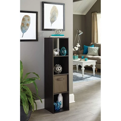 Closetmaid 103600 Decorative Home Stackable 4-Cube Cubeicals Organizer Storage, Espresso 2 Closetmaid 103600 Decorative Home Stackable 4-Cube Cubeicals Organizer Storage, Espresso - Image 2