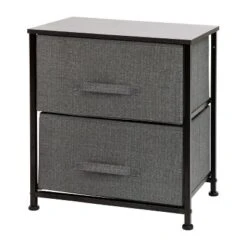 Emma And Oliver 2 Drawer Storage Stand With Wood Top & Dark Fabric Pull Drawers 20 Emma And Oliver 2 Drawer Storage Stand With Wood Top & Dark Fabric Pull Drawers -Baxton Studio Sale Shop GUEST ac7a2abe f377 41d1 bb6e 10dd01e225a5