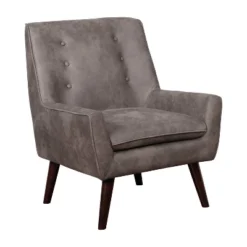 Center Button Tufted Accent Chair - HOMES: Inside + Out -Baxton Studio Sale Shop GUEST acc6c969 9b13 491c 86de 13cb67a3964a