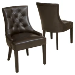 Set Of 2 Hayden Tufted Dining Chairs - Christopher Knight Home -Baxton Studio Sale Shop GUEST ad9e7688 f2ec 4884 8e17 caf6aa1528eb