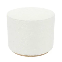 HomePop Cloud Ottoman With Wood Base -Baxton Studio Sale Shop GUEST adc6d728 6ce5 475a aef1 c8049f5d8472