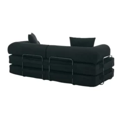 3 Seat 4-in-1 Folding Convertible Out Sleeper Sofa Bed, King Size 78.5" -Baxton Studio Sale Shop GUEST ae8615b6 86db 49d2 990d ca77cedbedf6