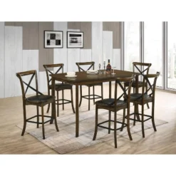 Somers Rectangular Counter Height Dining Table Oak - HOMES: Inside + Out -Baxton Studio Sale Shop GUEST af0f7f79 cf7c 4529 ae89 e66fd8f71d87