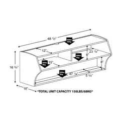 Altus Wall Mounted TV Stand For TVs Up To 50" - Prepac 14 Altus Wall Mounted TV Stand For TVs Up To 50" - Prepac -Baxton Studio Sale Shop GUEST af37d493 4ebc 476e a87e 24e492e14ba4