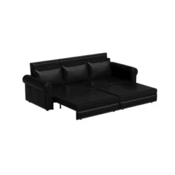 Whisen Faux Leather Convertible Sleeper Sofa & Multi-Functional Sofa Bed, Premium Comfort & Versatile Design -Baxton Studio Sale Shop GUEST af599581 6375 446d a2f6 587bdcf23838