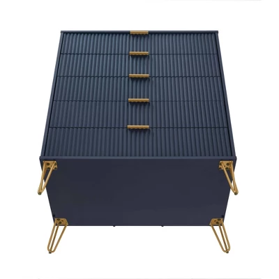 Manhattan Comfort Dumbo 3pc 5 Drawer Dresser, 3 Drawer Dresser And Nightstand Set 13 Manhattan Comfort Dumbo 3pc 5 Drawer Dresser, 3 Drawer Dresser And Nightstand Set - Image 13