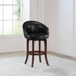 30" Dartford Swivel Barstool Brown/Black - Hillsdale Furniture -Baxton Studio Sale Shop GUEST afe9ae91 bbfa 4039 8a92 0a2e6ad5c628