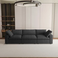 120.45" Cloud Modular Sectional Sofa With Thick Cushion, Minimalist Convertible Couch Deep Seat Couches For Living Room Sofa Sets 22 120.45" Cloud Modular Sectional Sofa With Thick Cushion, Minimalist Convertible Couch Deep Seat Couches For Living Room Sofa Sets -Baxton Studio Sale Shop GUEST aff3efde 988c 49e7 87b2 e8e08e11ed6c