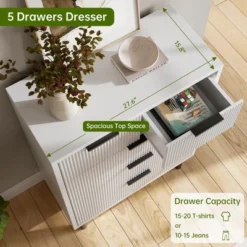 3 Drawers Dresser, Wide Wood Chest Of Drawers, Modern Storage Dresser Chest Of Drawers Organizer With Metal Legs -Baxton Studio Sale Shop GUEST b0172024 e97a 4afb 9e37 7eef4e722713