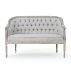 Faye Classical Tufted Loveseat - Christopher Knight Home -Baxton Studio Sale Shop GUEST b06d8b8b 052b 4ed4 9cc4 418449784af2