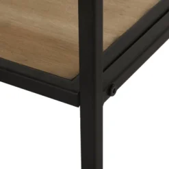 Boster Boho Industrial 8 Bottle Wine Rack Console Table With Storage Natural/Black - Christopher Knight Home -Baxton Studio Sale Shop GUEST b09e4411 6f17 426c aae8 d0da6a54fd20