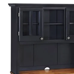 Large Buffet Of Buffets Server With Hutch And Oak Top Black - Homestyles 11 Large Buffet Of Buffets Server With Hutch And Oak Top Black - Homestyles -Baxton Studio Sale Shop GUEST b10aed2c fef0 4d79 a4f0 86622c446278