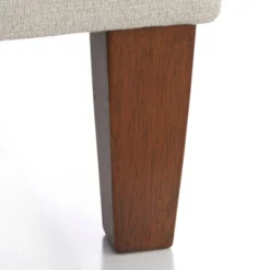 Lifestorey Phillips Upholstered Breakfast Nook Dining Bench Beige Stripe: Upholstered Dining Seating, Rubberwood Legs, Mid-Century Design 13 Lifestorey Phillips Upholstered Breakfast Nook Dining Bench Beige Stripe: Upholstered Dining Seating, Rubberwood Legs, Mid-Century Design -Baxton Studio Sale Shop GUEST b15b06be 26ce 4f34 bc74 3fc530cf7360