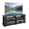 Flat Panel TV Stand For TVs Up To 57" CorLiving Ravenwood Black