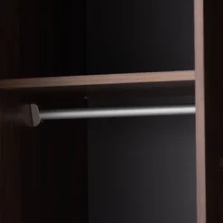 7 Shelf Wardrobe Rikke Two-Tone Wood Storage Cabinet Brown - Baxton Studio -Baxton Studio Sale Shop GUEST b1994349 3b44 44f4 976e bbb9cb9f10bf