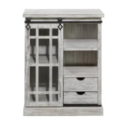 Farmhouse Metal And Wood Cabinet White - Olivia & May -Baxton Studio Sale Shop GUEST b1e67af3 1669 475d 89bf da2e56c5abe2