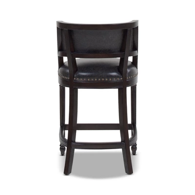 Jennifer Taylor Home Paris 26.5 Inch Farmhouse Counter Height Bar Stool With Backrest 2 Jennifer Taylor Home Paris 26.5 Inch Farmhouse Counter Height Bar Stool With Backrest - Image 2
