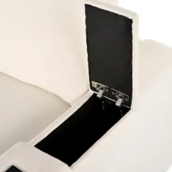 105.9" Upholstered Modular Sofa With USB Charge Ports, Wireless Charging And Built-in Bluetooth Speaker-ModernLuxe -Baxton Studio Sale Shop GUEST b28c3b9b f3c6 49c4 94ab 85bee948dd92