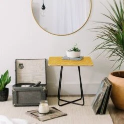 Heather Dutton Rise And Shine Side Table Yellow/Black - Deny Designs 5 Heather Dutton Rise And Shine Side Table Yellow/Black - Deny Designs -Baxton Studio Sale Shop GUEST b37716fc 03eb 4c4e 836b 43f46a92c496