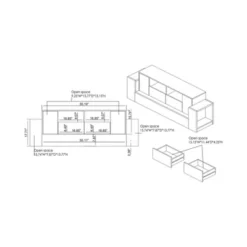 Lums TV Stand For TVs Up To 80" Cement/Reclaimed Oak - MiBasics 11 Lums TV Stand For TVs Up To 80" Cement/Reclaimed Oak - MiBasics -Baxton Studio Sale Shop GUEST b380db29 682a 498e a72f 09a994459a7e