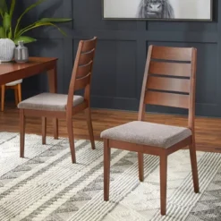 Set Of 2 Malton Dining Chair Walnut - Lifestorey 9 Set Of 2 Malton Dining Chair Walnut - Lifestorey -Baxton Studio Sale Shop GUEST b3a2e87e 6cb5 4c4e b223 df9eb7076342