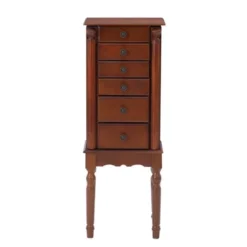 Wylie Jewelry Armoire Cherry Red - Powell Company 16 Wylie Jewelry Armoire Cherry Red - Powell Company -Baxton Studio Sale Shop GUEST b3ec66ec bda8 4c85 895b eb8cf404fbdf