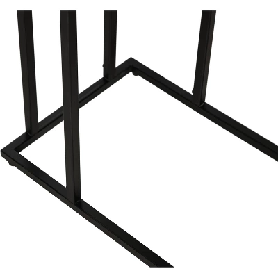 Harton Rustic Expandable C Side Table - Natural Wood - Serta 7 Harton Rustic Expandable C Side Table - Natural Wood - Serta - Image 7