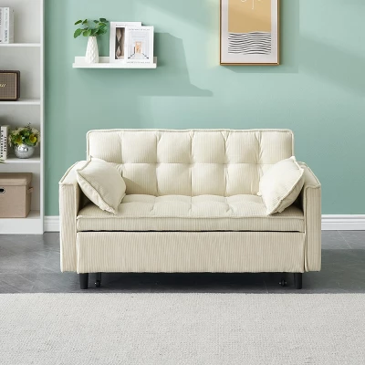 Sleeper Sofa,Modern Sleeper Sofa With Pockets And Two Pillows,Pull-Out Sofa Bed,Upholstered Sofa,Sofa Couch For Living Room-Cuddlewood 2 Sleeper Sofa,Modern Sleeper Sofa With Pockets And Two Pillows,Pull-Out Sofa Bed,Upholstered Sofa,Sofa Couch For Living Room-Cuddlewood - Image 2