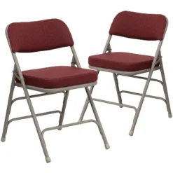 Flash Furniture 2 Pack HERCULES Series Premium Curved Triple Braced & Double Hinged Fabric Upholstered Metal Folding Chair -Baxton Studio Sale Shop GUEST b541b79e e5c6 4ec0 aa73 f4707dedac67