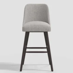 Geller Modern Textured Linen Counter Height Barstool - Threshold™ -Baxton Studio Sale Shop GUEST b5f0c863 9ef6 4dbb a128 1d2e06cf64d8
