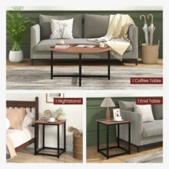 Tangkula Round Nesting Table Set Of 3 Modern / Farmhouse Coffee Table W/2 End Tables 14 Tangkula Round Nesting Table Set Of 3 Modern / Farmhouse Coffee Table W/2 End Tables -Baxton Studio Sale Shop GUEST b60af2d2 3fa2 49d5 8bba 3c95341b5a6f