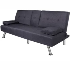 DOMETOUR 66.1'' Futon Sleeper Sofa Bed -Baxton Studio Sale Shop GUEST b63ee42c 4cc7 4e34 9743 e99373c067f4