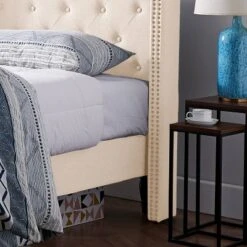 Tourmaline Contemporary Upholstered Bed - Christopher Knight Home -Baxton Studio Sale Shop GUEST b6846527 1b43 4f0d bed6 599893487dab